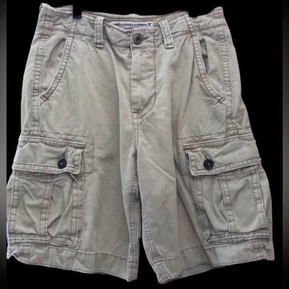 Men's American Eagle Outfitters Classic
Cargo Shorts Size 30 Cream Khaki - Picture 1 of 6